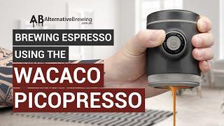 Brewing Espresso with the Wacaco Picopresso