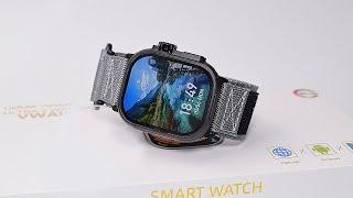 VWAR DW99 Ultra Smart Watch Black Color Review- 4G Android System 180° Camera WIFI GPS 49mm AMOLED