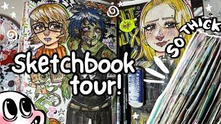 UPDATED Sketchbook tour!! (6+ Months Update)