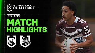NRL Match Highlights 2025 | Sea Eagles v Panthers | Pre-Season, Week 3