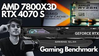 Ryzen 7800X3D + RTX 4070 Super - Gaming Benchmark