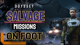 Elite Dangerous Odyssey Crash Site Salvage Mission Walkthough