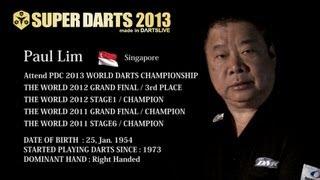 Paul Lim - SUPER DARTS 2013 Player Introduction Video