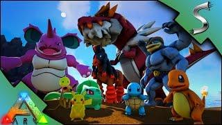 POKEMON IN ARK! ARKMON SHOWCASE! GYARADOS, MACHAMP, TYRANTRUM, AURORUS | Ark: Survival Evolved