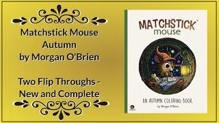 Matchstick Mouse Autumn by Morgan O'Brien - New and Completed Book Flip Through