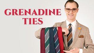 Grenadine Ties: A Stylish Choice for Gentlemen