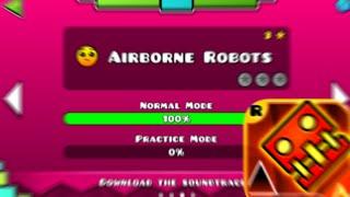 Geometry Dash "MELTDOWN" - Airborne Robots COMPLETE 100% - SnyderYT