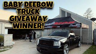 BABY DEEBOW TRUCK GIVEAWAY WINNER!