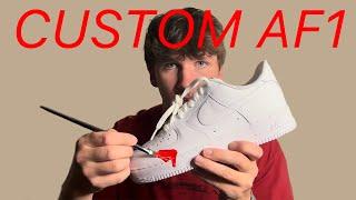 Custom AIR FORCE 1! (Giveaway)