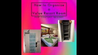 How to organize a Disney World Value Resort Room to make the most out of the space | Pop Century