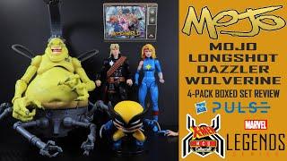 Marvel Legends Xmen MOJOWORLD Boxed Set Mojo Dazzler Longshot Wolverine Pulse Exclusive Review