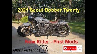 2021 Indian Scout Bobber Twenty - First Mods - New Rider
