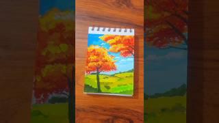 Watch the magic of autumn unfold!  #AutumnArt #FallColors #CreativeJourney #ArtCommunity #Shorts