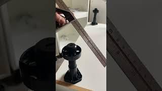Another way to level your kitchen unit legs.