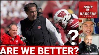 Is the Wisconsin Badgers football team better than it was last year? Badgers basketball talk !!