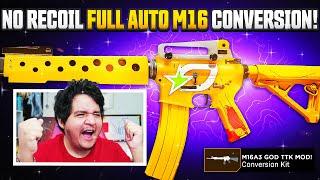 *NEW* 3 SHOT "FULL AUTO M16" CONVERSION LOADOUT is WILD in MW3!  (Best M16 Class Setup JAK Patriot)