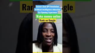 Detroit Chat GPT Revolution Make Money Online AI Tools #shorts #detroitchatgptrevolution