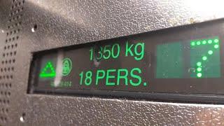 NEW MOTOR! Thyssen traction elevators with Step Modul fixtures @ Reims, France
