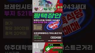 평택 브레인시티인근 단독식당매매/대단지아파트1,943세대인근/아주대병원,카이스트근거리/삼성전자15분거리/부지521평건평119평/매가20억원.