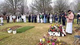 Surah Yaseen & Duah 4 Mohammed Hashim & Saqib Hussain at Banbury Graveyard with Pir Niaz ul Hassan.