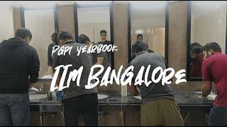 IIM Bangalore Yearbook 2020-22 batch