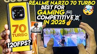 REALME NARZO 70 TURBO BEST FOR GAMING IN 2025| 120FPS GAMING REVIEW 2025| BGMI/PUBG TEST 2025️