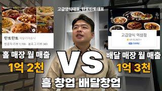 [배달 창업 vs 홀 창업] 둘 다 하고 계신 대표님께 여쭤봤습니다.