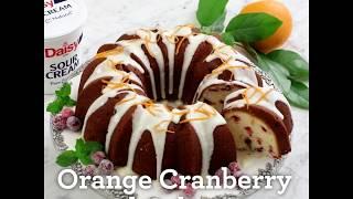 Orange Cranberry Pound Cake