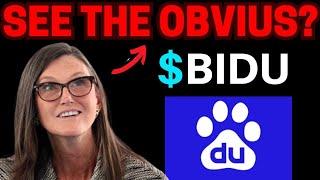 BIDU Stock WEDNESDAY CRAZY! (hurry now) BIDU