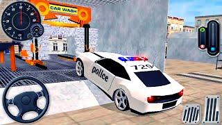 Police Car Wash Service 3D - Police Station Car Parking Simulator - Android GamePlay #4