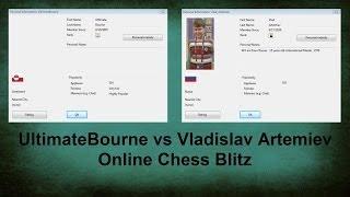UltimateBourne vs Vladislav Artemiev Chess Blitz On Playchess.com