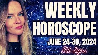 Weekly Horoscope June 24-30 I Saturn Retrograde in Pisces June 29-Nov 15 I All Signs I Astrology