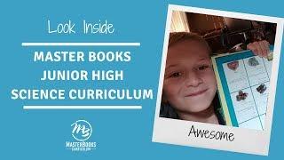 Look Inside Master Books Junior High Science Curriculum