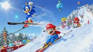 ALL MINIGAMES!! Mario and Sonic at the Winter Olympic Games [2-Players: Brother vs Sister]