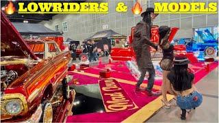 SEXY MODELS + CUSTOM LOWRIDERS! Original Lowrider Magazine Los Angeles Super Show 2023!