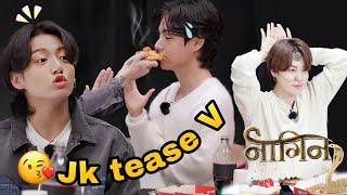 BTS eating pizza  & play liar game // Hindi dubbing // part-1