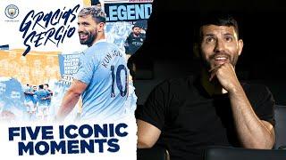 Aguero's 5 Iconic Man City Moments | Sergio Aguero's Final Manchester City Interview