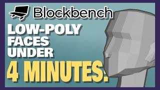 How To Make Low-Poly Faces | BlockBench Tutorial