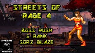 Streets Of Rage 4: Boss Rush - S Rank With SOR2 Blaze