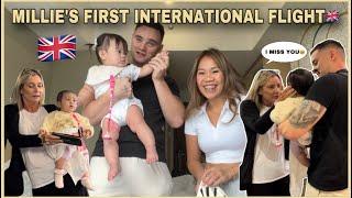 WE'RE FINALLY BACK IN UK | NA SURVIVE NAMIN ANG MAGABANG FLIGHT WITH MILLIE| TALBOTFAM️