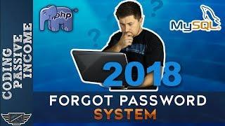 How To Create Forgot Password System In PHP & MySQLi [2018]