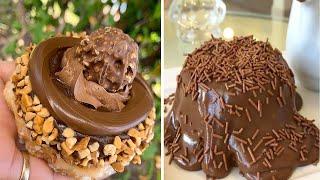 Easy Homemade Dessert Recipe For Family | So Yummy Chocolate Cake | Perfect Cake Decorating Idea