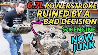 The FASTEST Way To Kill A Powerstroke! Engine Autopsy Shows Why You Should NEVER Make This Mistake!