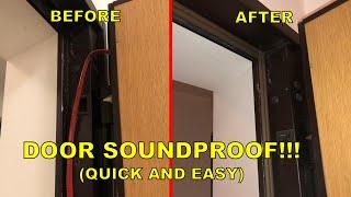 How to Soundproof a Door with Seal STRIP