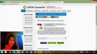 como comvertir formatos epub a pdf