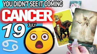 Cancer  ️GLORIOUS NEWS! YOU DIDN’T SEE IT COMING horoscope for today JULY  19 2024  #cancer