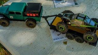 scx24 flatbed trailer unboxing!