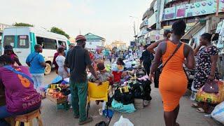 BIGGEST AFRICA NIGHT STREET MARKET GHANA ACCRA