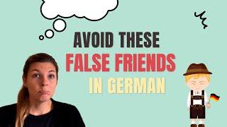 Falsche Freunde / false friends Deutsch Englisch (Deutsch lernen | Fehler vermeiden | A2 | B1 | B2)