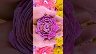 ASMR Crushing Crispy Soap Roses